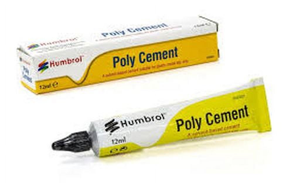 HUMBROL PAINT Poly Cement Plastic Model Glue 12ml Tube 